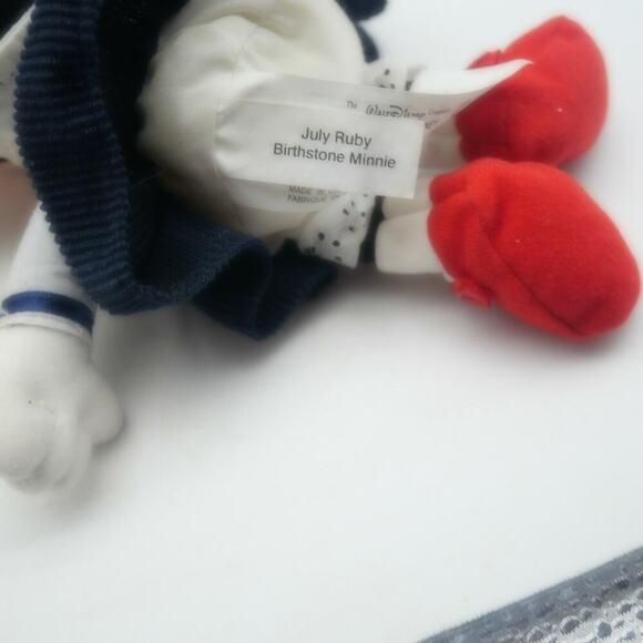 Lot of Vintage Minnie Mouse Disney Store Bean Bag Plush Claus Cheerleader Ruby - Picture 12 of 16